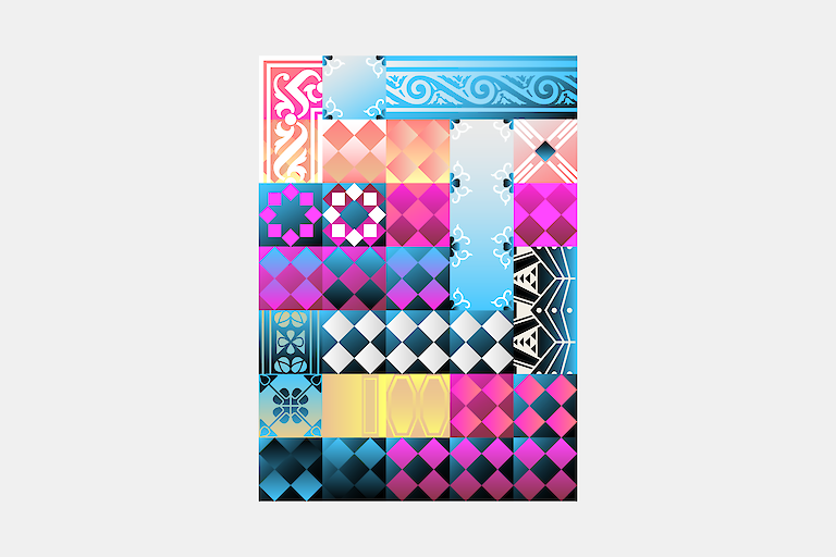 Poster »Vienna Tiles«