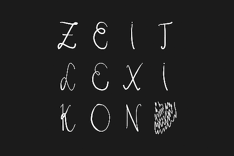 Agnes Steiner, Zeitlexikon — Idea, Text, Typography, Editorial Design, Art book